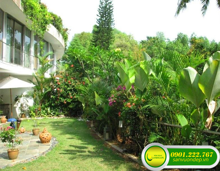 THI CÔNG TIỂU CẢNH SÂN VƯỜN