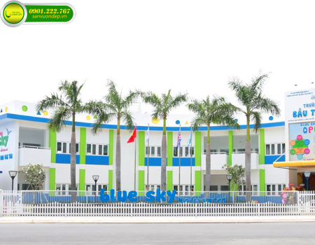 THIẾT KẾ THI CÔNG CẢNH QUAN TRƯỜNG MẦM NON BLUE SKY