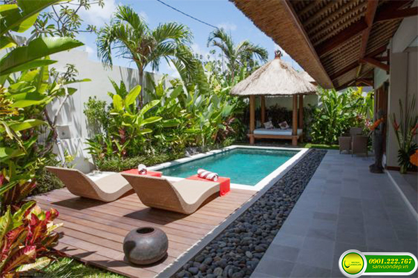 TRANG TRÍ SÂN VƯỜN NHỎ ĐẸP